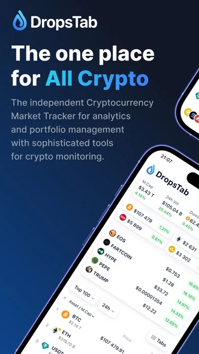 DropsTab Crypto Tracker