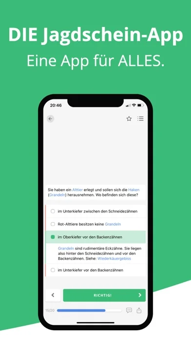 Waidwissen - Jagdschein App