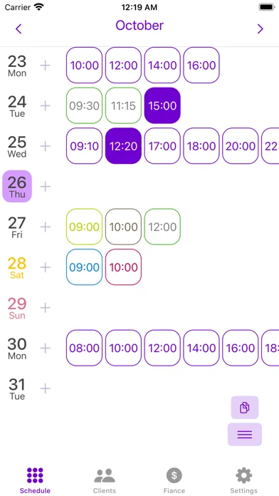Check In Beauty - scheduler