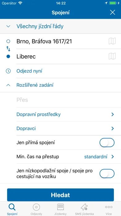 Jízdní řády IDOS