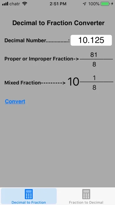 Decimal To Fraction Converter