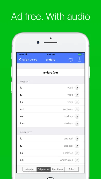 Italian Verb Conjugator Pro