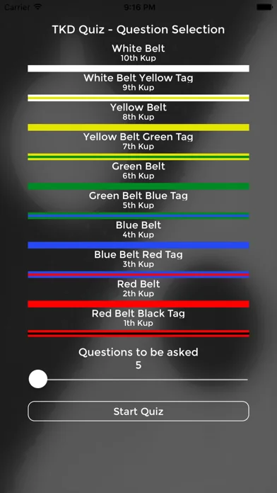 TKD Quiz - TAGB TaeKwonDo Grading Questions