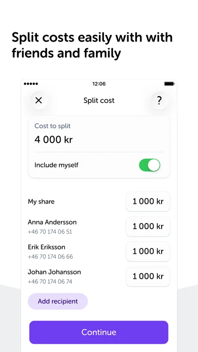 Swish payments