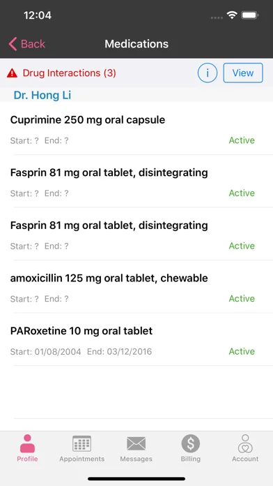 DrChrono OnPatient Portal