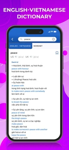 Vietnamese Dictionary PEnglish