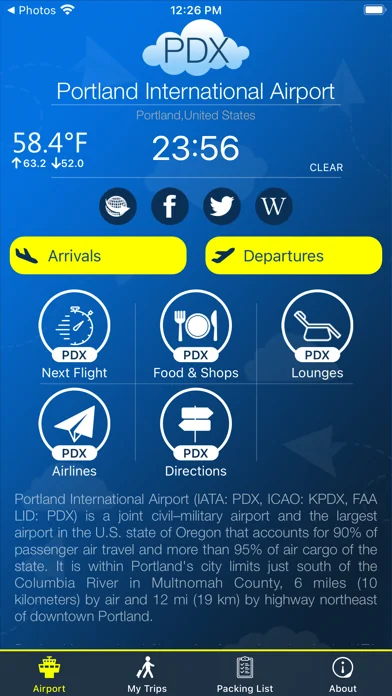Portland Airport (PDX) + Radar