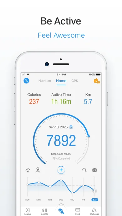 Pacer Pedometer Schrittzähler