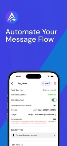AutoForward For Telegram