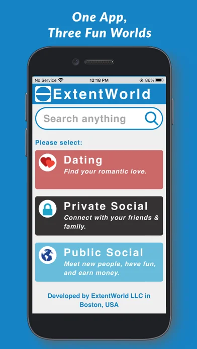 ExtentWorld: Social & Dating