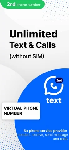 Text &Call Second Phone Number