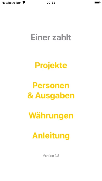 Einer zahlt