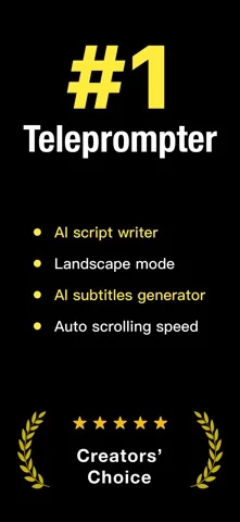 Teleprompter App for Video