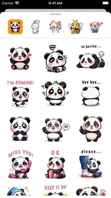 Sweet Funny Animal Stickers