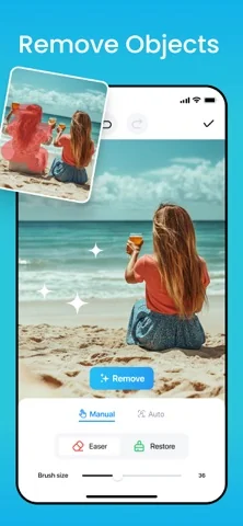 KI-Fotoeditor,Objekt entfernen
