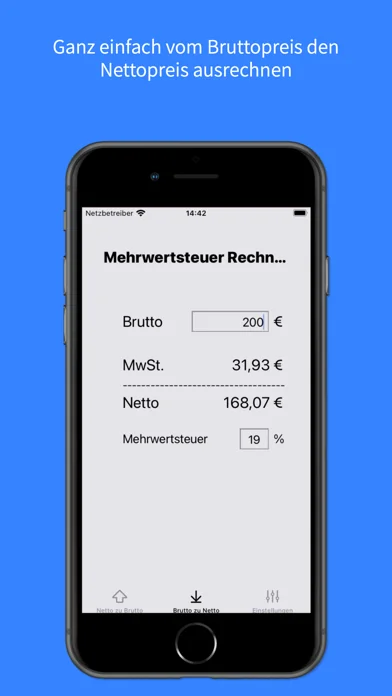 Mehrwertsteuer Rechner PRO