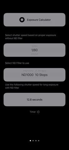 Exposure Calculator