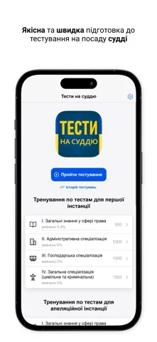 Тести на суддю