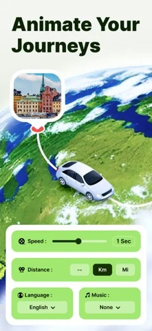 Travel Route Animation Video