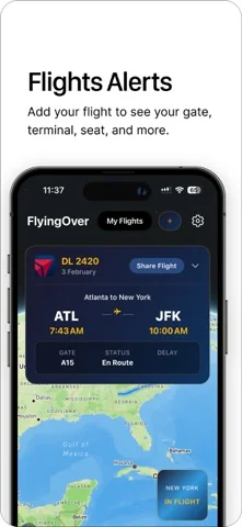 FlyingOver: Offline Flight Map