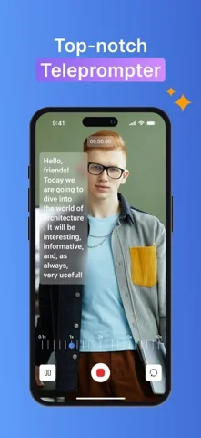 Суфлeр для відео: Teleprompter