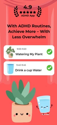 ADHD routine self‑organization