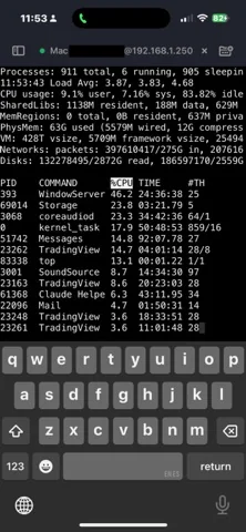 ShadowTerm ssh & mosh Terminal