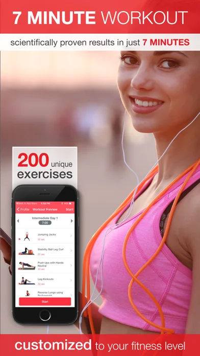7 Minute Workout - Beginner to Advanced High Intensity Interval Training (HIIT)