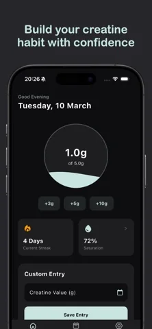 Kreas - Creatine Tracker