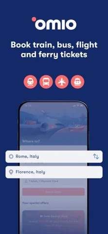 Omio: Book Train, Bus & Flight