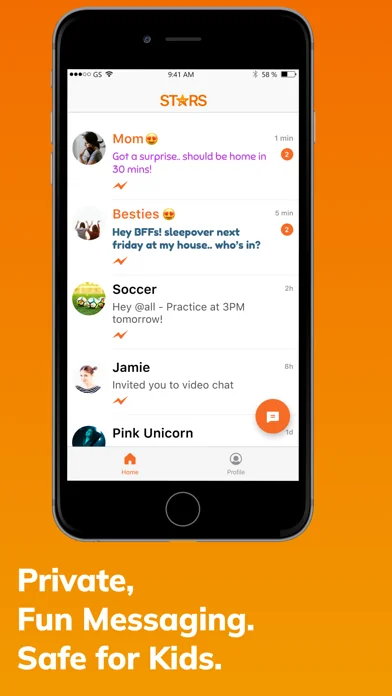 Stars Messenger Kids Safe Chat