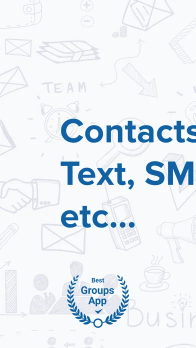 Contacts Groups Pro Mail, text